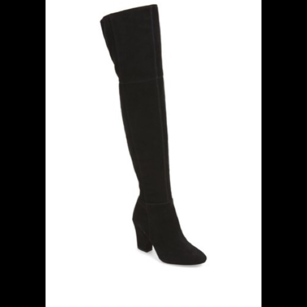 Louise et Cie: Black suede thigh high boots!